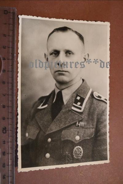 tolles altes Foto eines Hauptscharführers der Waffen-SS